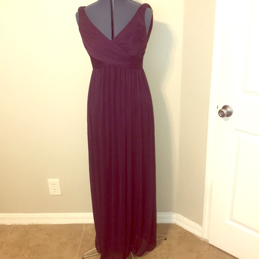 Eggplant bridesmaid dress sz 6